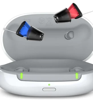 Signia Silk C&G 1 IX CIC Hearing Aid + Charger.